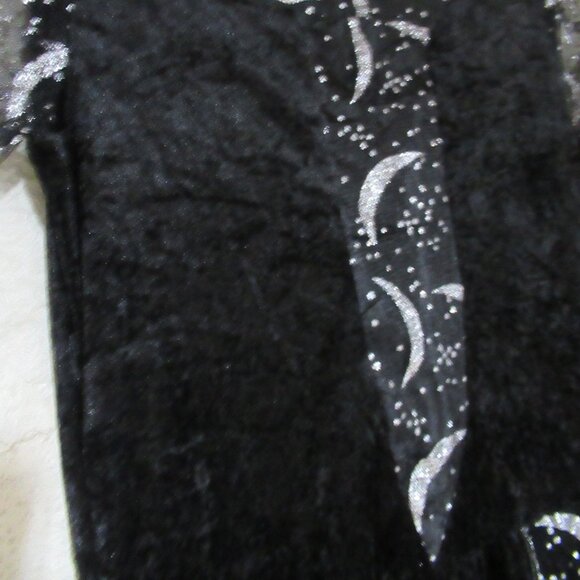 Crushed Velvet Moon Witch Costume Gown Sz S/M - Picture 3 of 8